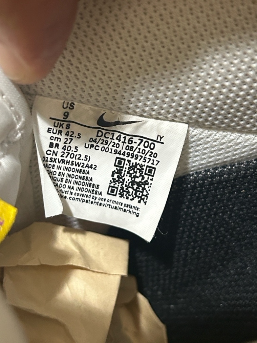 Nike Air Force 1 Low Peace, Love and Basketball DC1416-700 - Picture 7 of 7